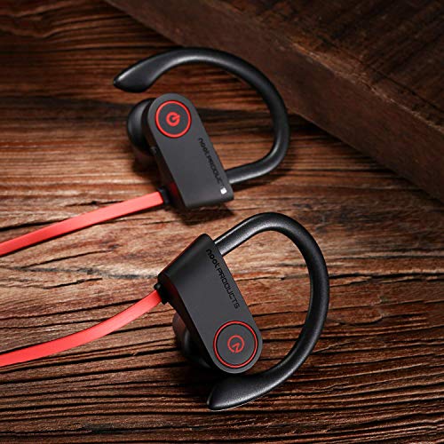 Image of noot Products NP11 Wireless Bluetooth in-Ear Headphones with Mic, Volume & Remote Control IPX7 Sweatproof Earbuds for Sports, Running, Gym (B17)