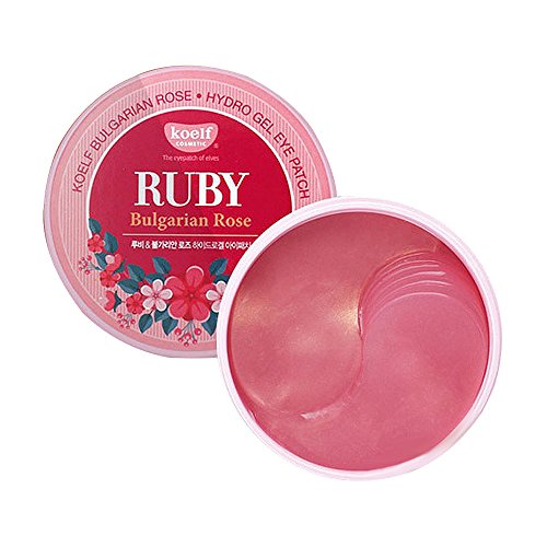 [PETITFEE] Koelf Ruby & Bulgarian Rose Hydro Gel Eye Patch 60ea