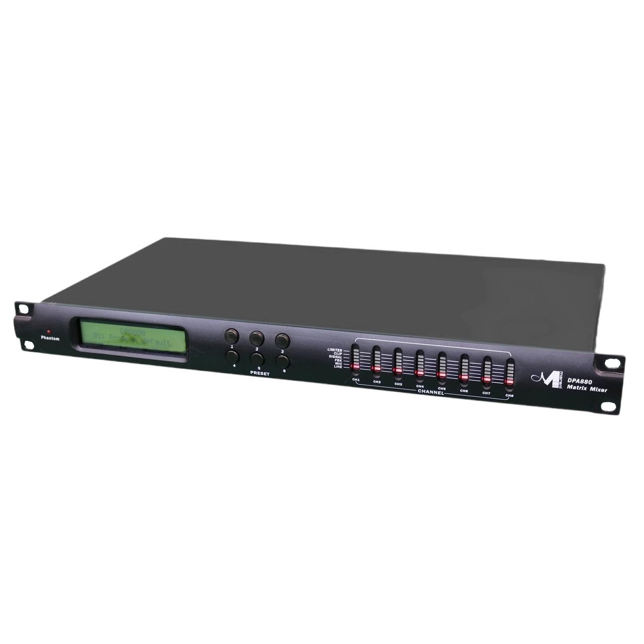 MARANI DPA880 8 Mic/Line Input x 8 Output Hardwired Conference Speaker Computer Controlled Management System & Digital Matrix Mixer DSP Engine