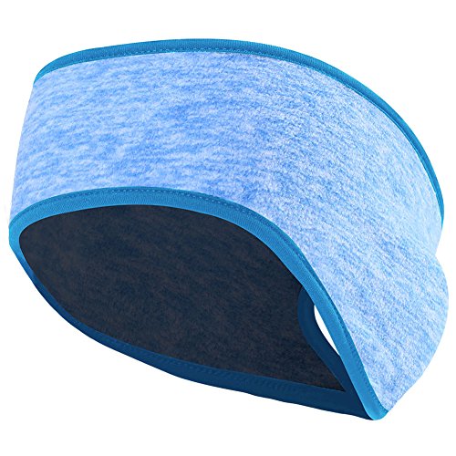 Mifulgoo QL-B-EAR-SKYBLUE4 Women’S Ponytail Headband Ear Warmer Head Wrap Yoga Hair Band Running Sweatband cover