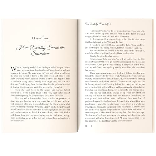 Image of The Wonderful Wizard of Oz - Fantasy and Adventure Children's Classic - Unabridged & Complete (128 Pages) - Paperback Edition with Premium Cover - ... for Readers of All Ages (Classic Novels)