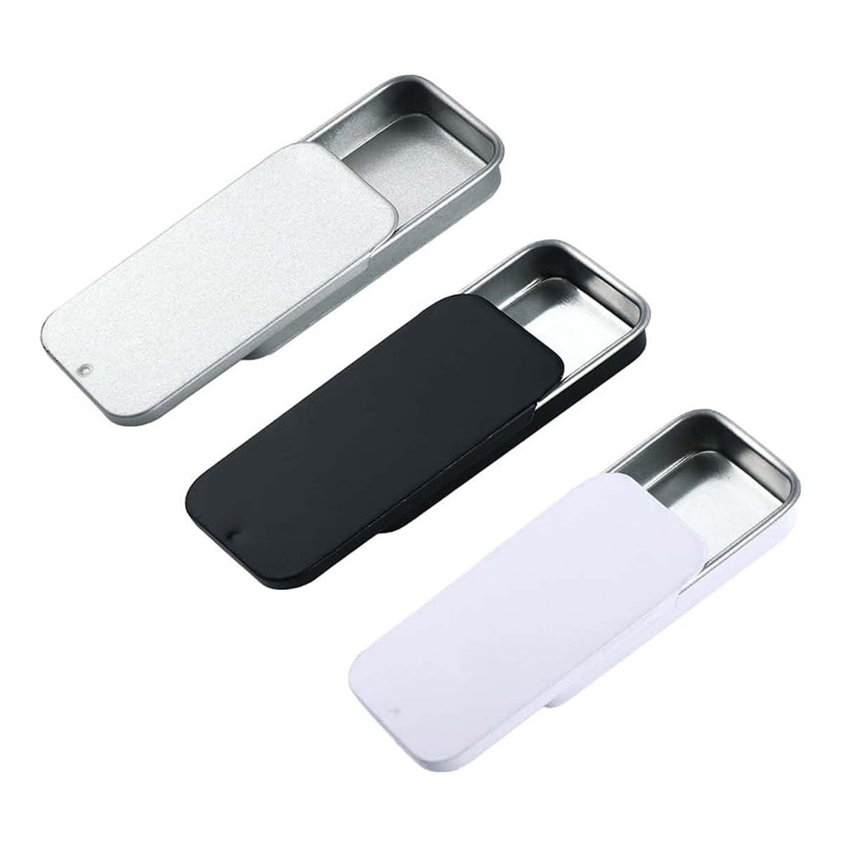 Scatoline Metalliche Con Coperchio Scorrevole - Confezione Da 3, Ideali Per Caramelle, Gioielli E Piccoli Oggetti (8x5x1.5 Cm) - Foto 8