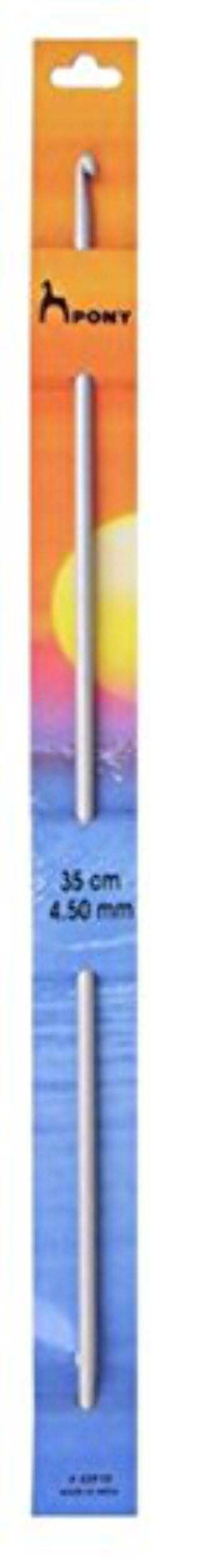 Pony Double Ended Tunisian Crochet Hooks, Aluminium, Multi-Colour, 4.5mm
