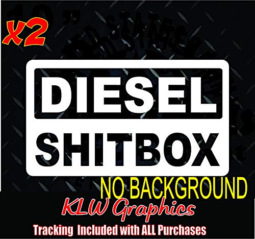 2 Diesel SHITBOX Edition 4x4 Stickers Grand Turbo Diesel Truck Funny