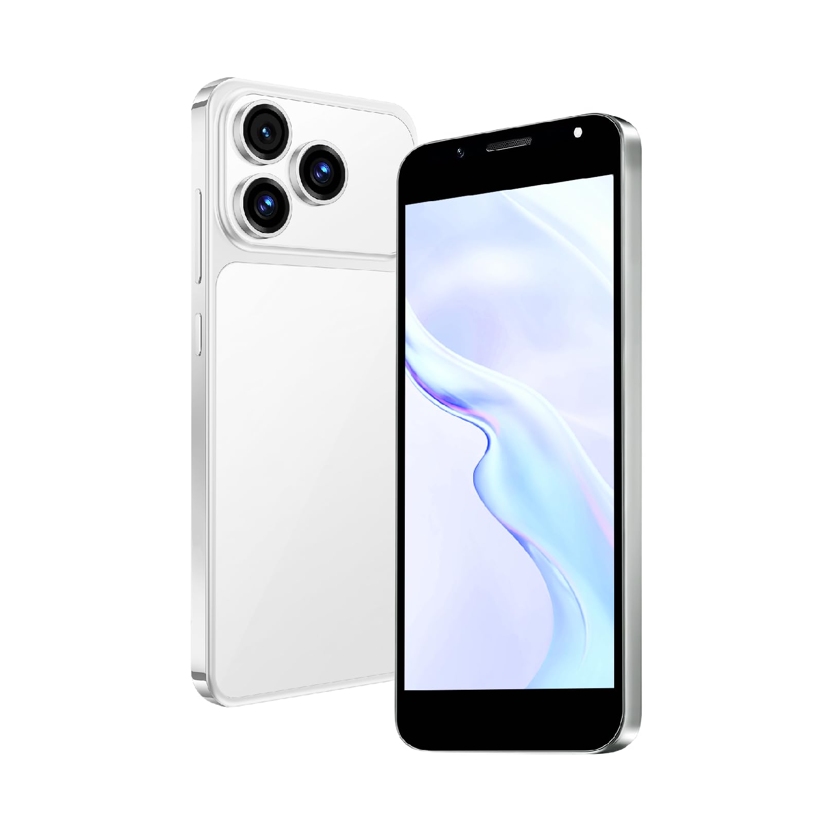 Téléphone déverrouillé, Écran de 5.0 Pouces, Smartphone 4G - LTE FDD TDD, Double caméra, 2GBRAM, 16GBROM, Extension 128GB, Double Carte SIM, Convient aux utilisateurs débutants (27grey)