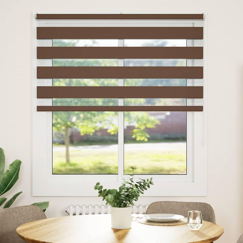 Store Zebre Marron 135x100cm Polyester