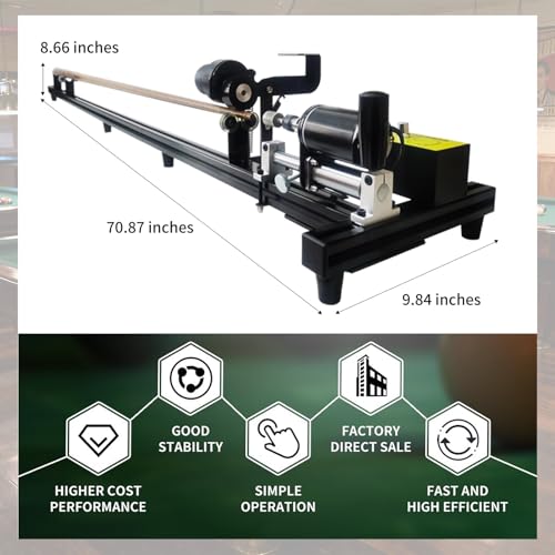 Kit de reparación de Tacos de billar, máquina multifuncional 7 en 1 para enderezar, amolar y pulir, torno Profesional para Tacos de billar para reparaciones eficientes.