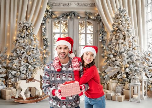 Fond de studio Noël et Nouvel An grand format pour décor de shooting
