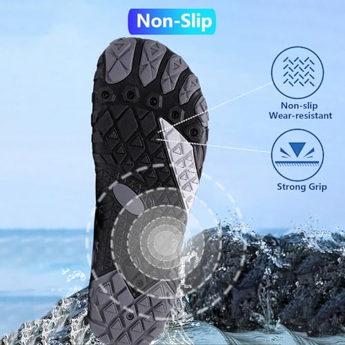 Image of Hike Barefoot Shoes Women Men Pro Water Footwear Wide Toe Box Non-Slip Unisex Athletic Outdoor Running Shoes