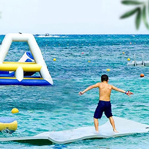 Image of LOSA Piece Water Float Foam Mat Swim Pool Water Float Mat Floating Pad Kid Blanket Cushion Floater Toy Blue