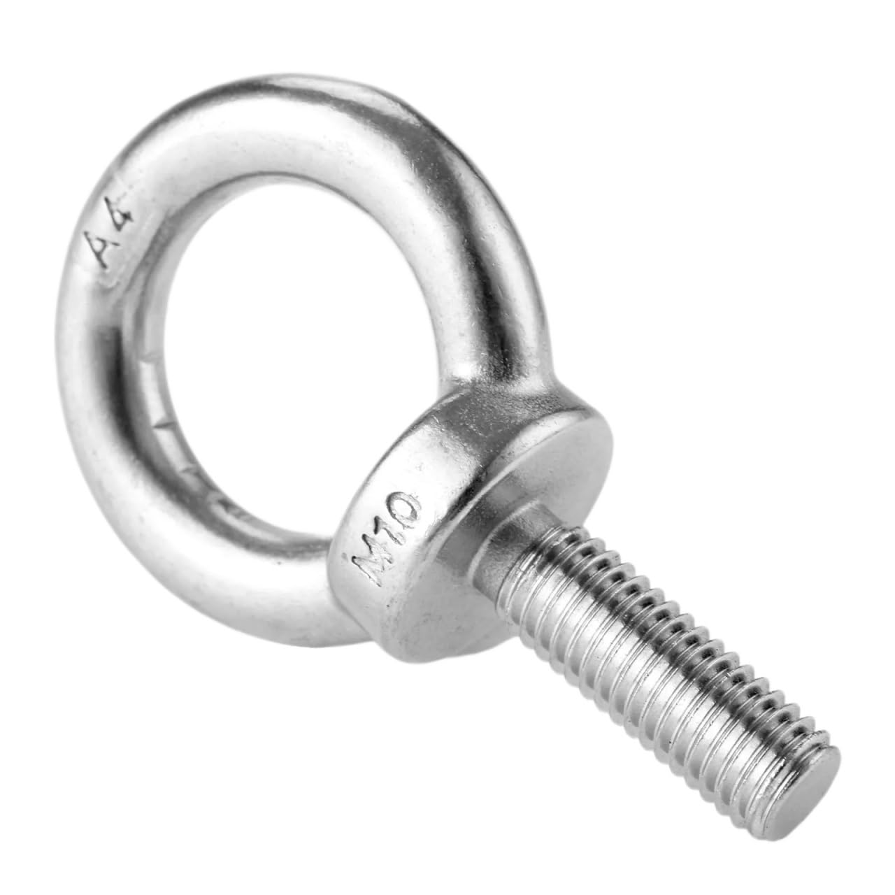 Śruby oczkowe 1 szt. M10*30mm 316 stal nierdzewna śruba oczkowa do podnoszenia śruba pierścieniowa nakrętka śrubowa z otworem przelotowym sprzęt do liny kablowej