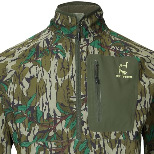 Drake Waterfowl Men's SWT Durable Water-Resistant Breathable Ultra Stretch Outdoor Half Zip Pullover3