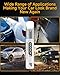 BIOOICH Touch Up Paint Pen Exact Color Match Car Chip and Scratch Repair (for Chevrolet, Black(GBA/WA8555))
