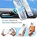 Maledan Magnetic for iPhone 16 Pro Max Case - Stain-Resistant Anti-Yellowing Phone Case Compatible with MagSafe, Camera Control Military Drop Protection iPhone 16 Pro Max Bumper Cover StainGuard White