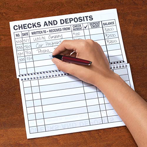 Giant Print Check Register, Set Of 2 #TOP1