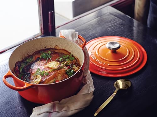 Image of Le Creuset Enameled Cast Iron Signature Round Dutch Oven, 2 qt., Flame