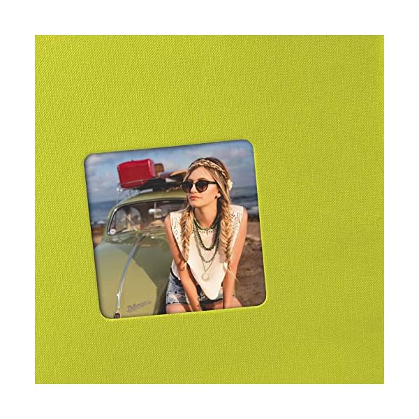 goldbuch 31096 Fotoalbum Living, Erinnerungsalbum mit Bildausschnitt, Fotobuch mit 100 cremeweißen Seiten mit Pergamin… – Bild 6