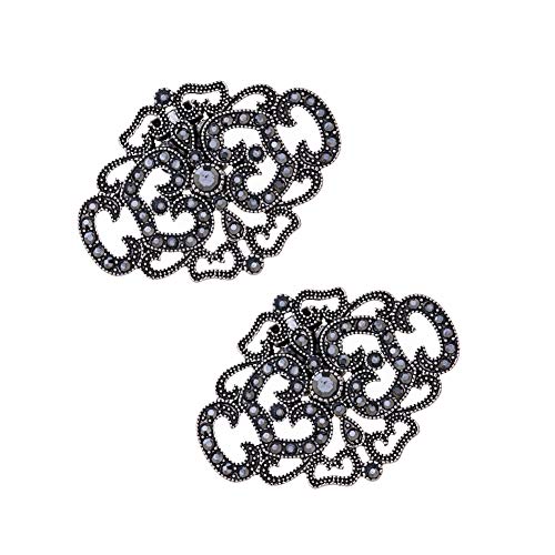 Pinces à chaussures amovibles vintage strass amovibles clip bijoux pour escarpins femme