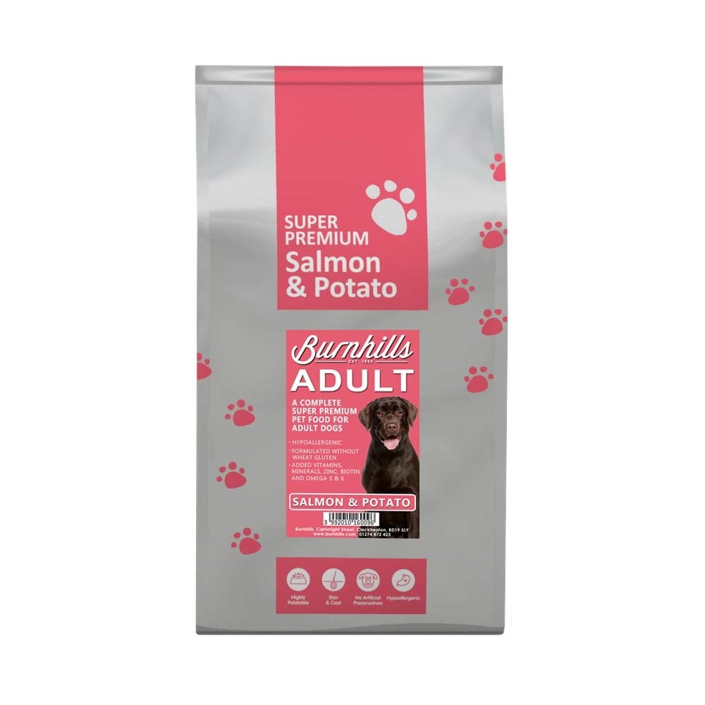 Burnhills Super Premium Adult Salmon & Potato Dog Food 2Kg
