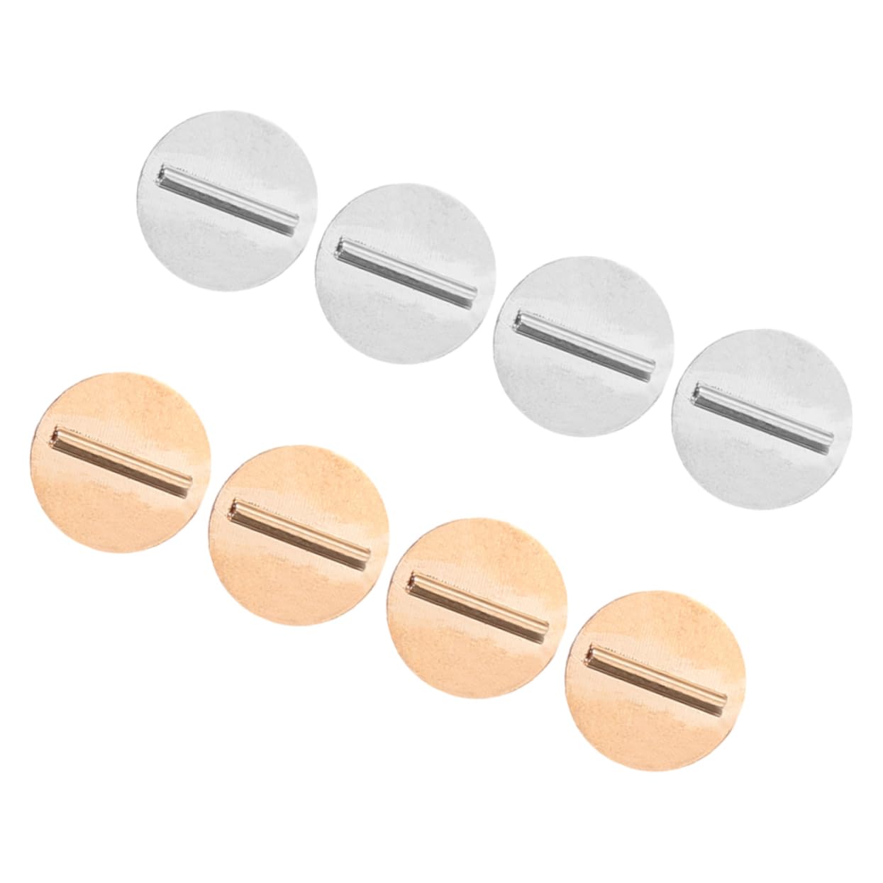 NUOBESTY 12pares Magnetic Brooch Buckles Reusable Metal Pin Converter for Clothing Fashion Accessories for Women and Girls Weddings Birthdays and Special Occasions