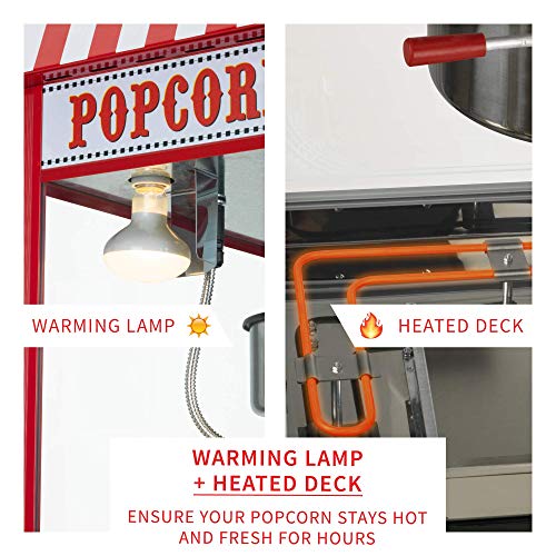 Funtime Ft8000Cp Popcorn Machine, 8 Oz, Red #TOP5