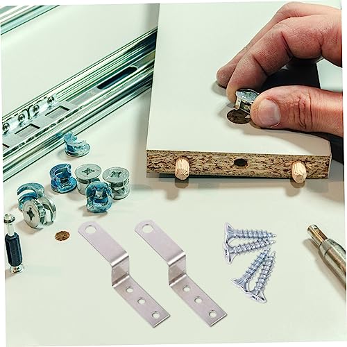 Image of balacoo 10pcs z Type Lock Picture Hangers Heavy Duty Wall Hangers Kit Picture Hanging Bracket for Decorative Frames