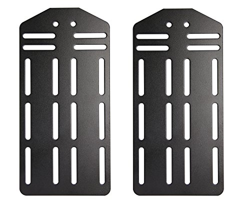 Kings Brand Queen - King Bed Frame Headboard Bracket Modification Modi-Plate, Set of