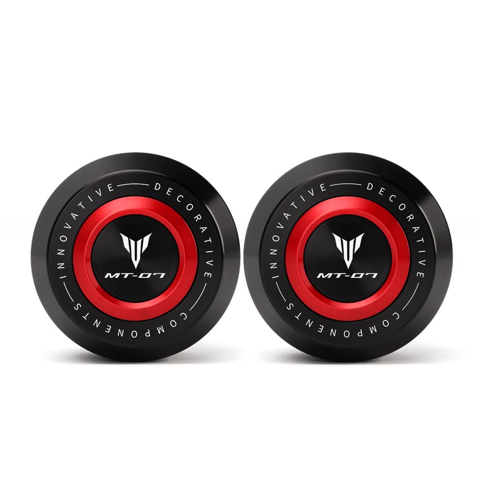 Modeer Compatible avec Ya.maha MT-07 2014-2024 FZ07 Tracer 700/7/GT Cadre de Moto Anti-collision Protection contre les chutes Slider Crash MT07 mt 07 Accessoires (rouge)