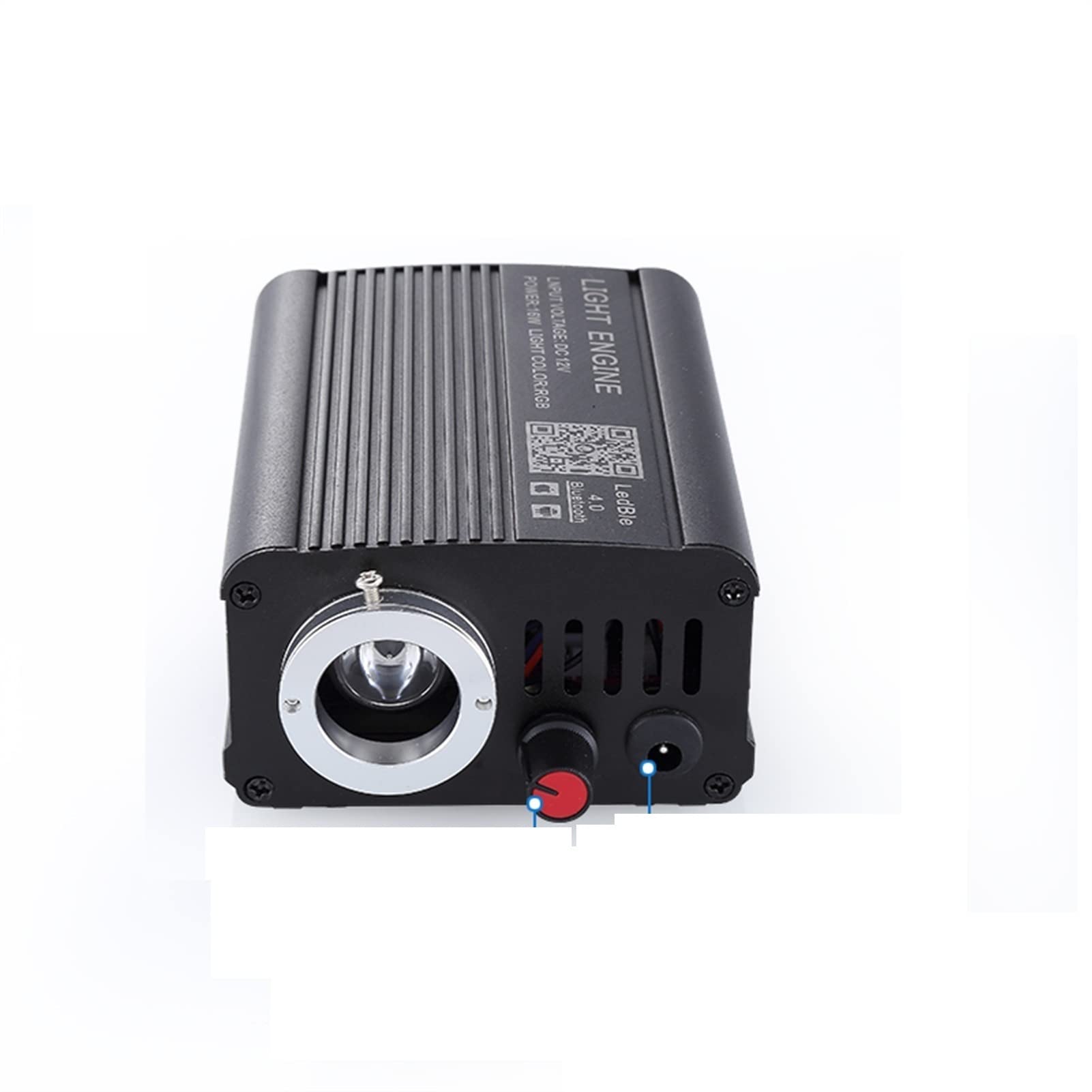 CUDTAPI LED Fiber Optic Light Engine Car Starry Sky Roof Refitting Dynamic Meteor Interior Fiber Optic Light Mobile Phone APP Voice Control Ambient(Fiber optic machine)