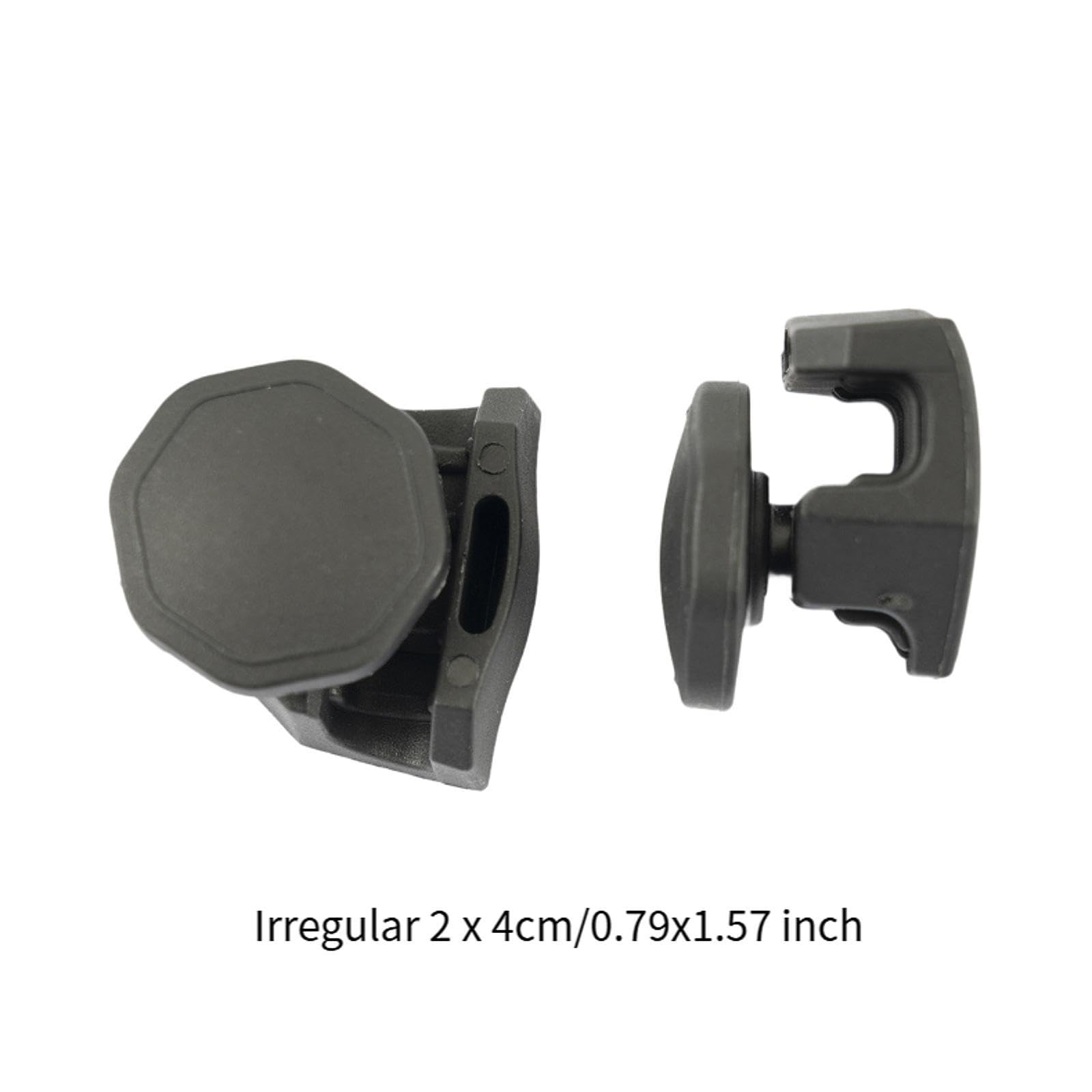 rockible 2Pcs Football Helmet Visor Quick Clips Spare Parts Easy to Install Sturdy Portable Helmet Repair Set Fasteners for Rugby Kids