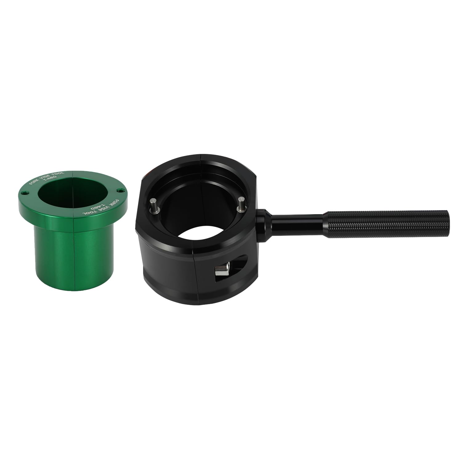 Attrezzo Morsa Forcella Moto 48mm,Pinza Universale Ammortizzatore Anteriore,Set Chiavi Riparazione e Manutenzione Ammortizzatore-Verde