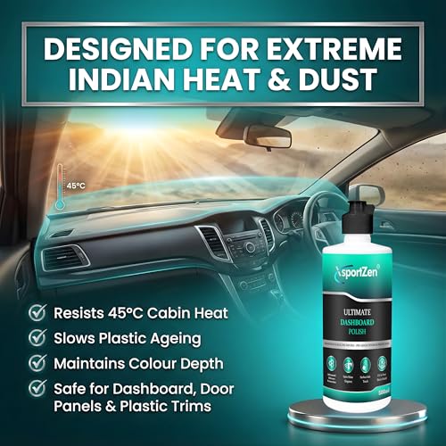 Image of Ultimate Dashboard Polish | Professional Grade Car Interior Protectant | Dashboard Cleaner & Shiner | 500ml pack of 1