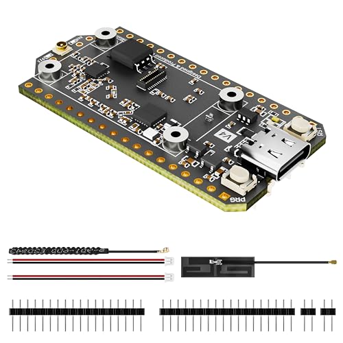 Heltec V4 ESP32 LoRa Development Board Without OLED ESP32-S3 27dBm High Power SX1262 Chip for Meshtastic Devices Arduino LoRaWAN WiFi IoT Wireless Communication Lora Module Standard no presoldered