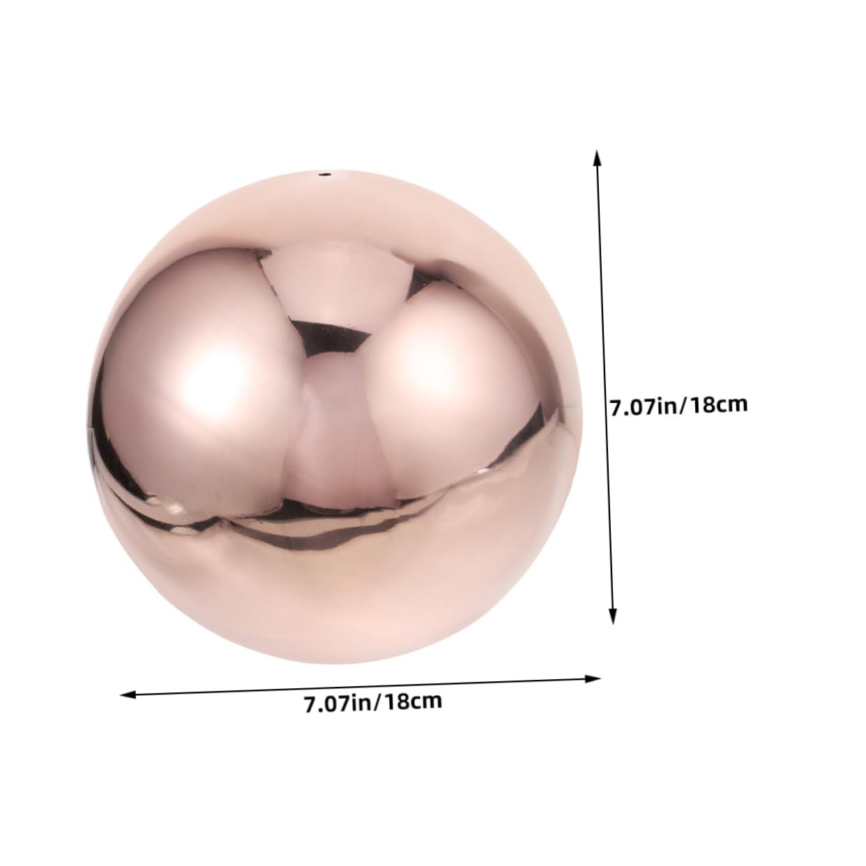 Sfera in Acciaio Inossidabile Lucidata Decorazione Da Giardino Sfera Riflettente Elegante Per Cortile e Prato Resistente e Duraturo