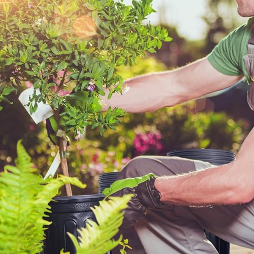 Anyumocz 60 Pcs 1 Gallon Flexible Plant Nursery Pots,Thickened Soft Plastic Seedling Pot With Holes,Flower Plant Container For Succulents,Cuttings,Transplanting,Home Garden thumb #6