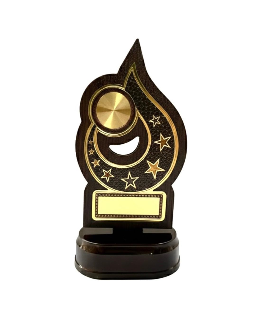 Single Wooden Memento Trophy (7 Inch) | Premium Wooden Award with Adjustable Plastic Base for Sports Events, Corporate Functions, School Competitions & Recognition Ceremonies (7 Inch)-picture-10