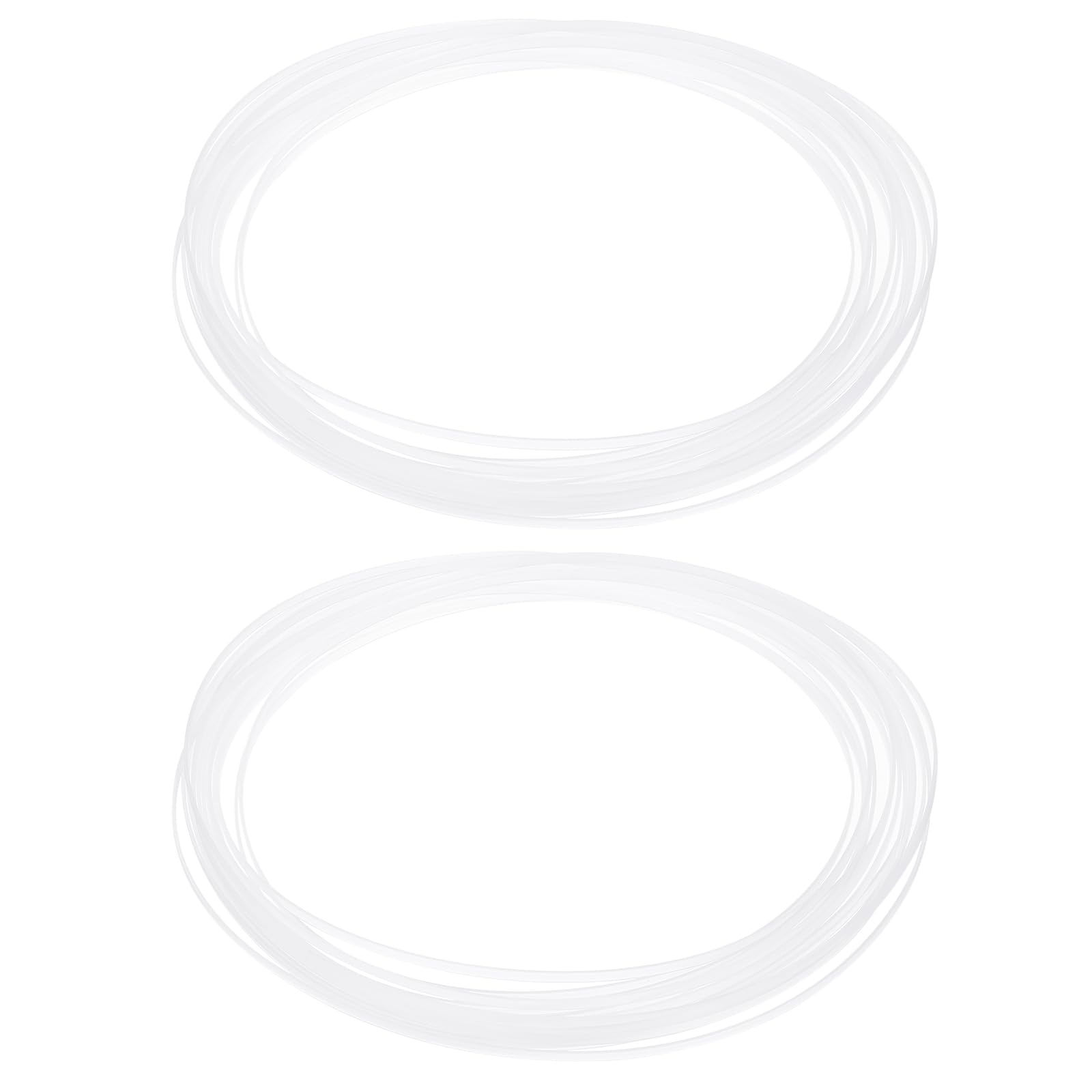 PATIKIL 4mm x 1.3mm x 10 Iarde Stecche per Cucire, 2 Rotoli Stecche per Corsetti Plastica Pp Corsetto Stecca per Bambole Fatte a Mano, Cappello, Borse, Abiti, Fai da Te, Trasparenti