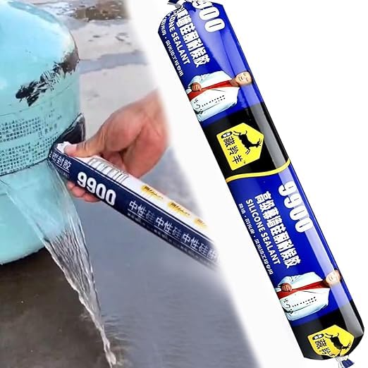WORTTARS Waterproof Silicone Sealant 750Gm Long-Lasting Protection Fast Fixing Fast Drying Roof Adhesive Leakage Quick Repair Adhesives Sealants For Roof, Concrete, Watertank, Iron Galvanized