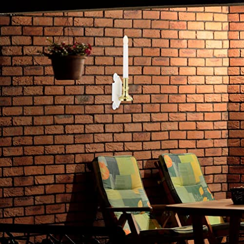 Uonlytech Home Decor 6Pcs Solar Candles For Windows, Solar Flameless Candles Light Flickering Candle Lights Window Wall Lamp With Suction Cups For Home Party Outdoor Decor #TOP2