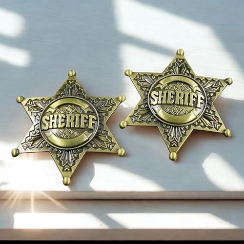 Western Sheriff Badge for Party Favors Supplies, School Carnival Prizes, Party Bag Gift Fillers by Finduat - Image 6
