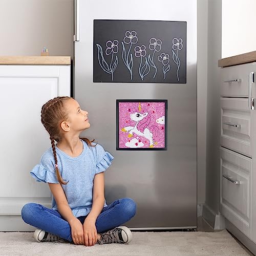 TMBMLPP 2PCS Diamond Painting Frames, 30x30cm Diamond Art Picture Frames, Black Photo Frame, for Poster Photos - Image 4