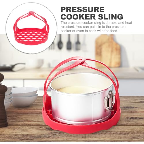 DONFAMDS Silicone Pressure Cooker Sling with Handles for Bakeware and Steaming Rack, Compatible with Oven and Pressure Cookers to Prevent Scalding and Support Weight - Image 7