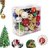 【ELECCIÓN IDEAL】El juego de adornos navideños es una gran adición a su decoración navideña y festiva. Decoración perfecta para el hogar para una exhibición variada de Navidad. También es una excelente opción para decoraciones navideñas comerciales y crea un ambiente navideño encantador para los niños.