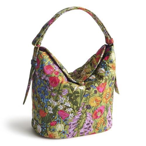 Vera Bradley Bolsa de ombro Astoria de algodão, buquê de prado, Meadow Bouquet, One Size