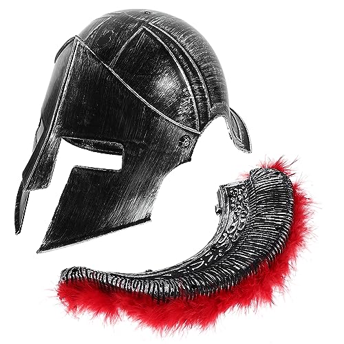 Casque romain argenté pour animation de soirée et anniversaire