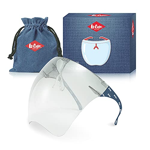 Lee Cooper Goggle-Style Face Shield with 180Â° Safety Coverage - Anti-Fog Visor Design to Look Futuristic