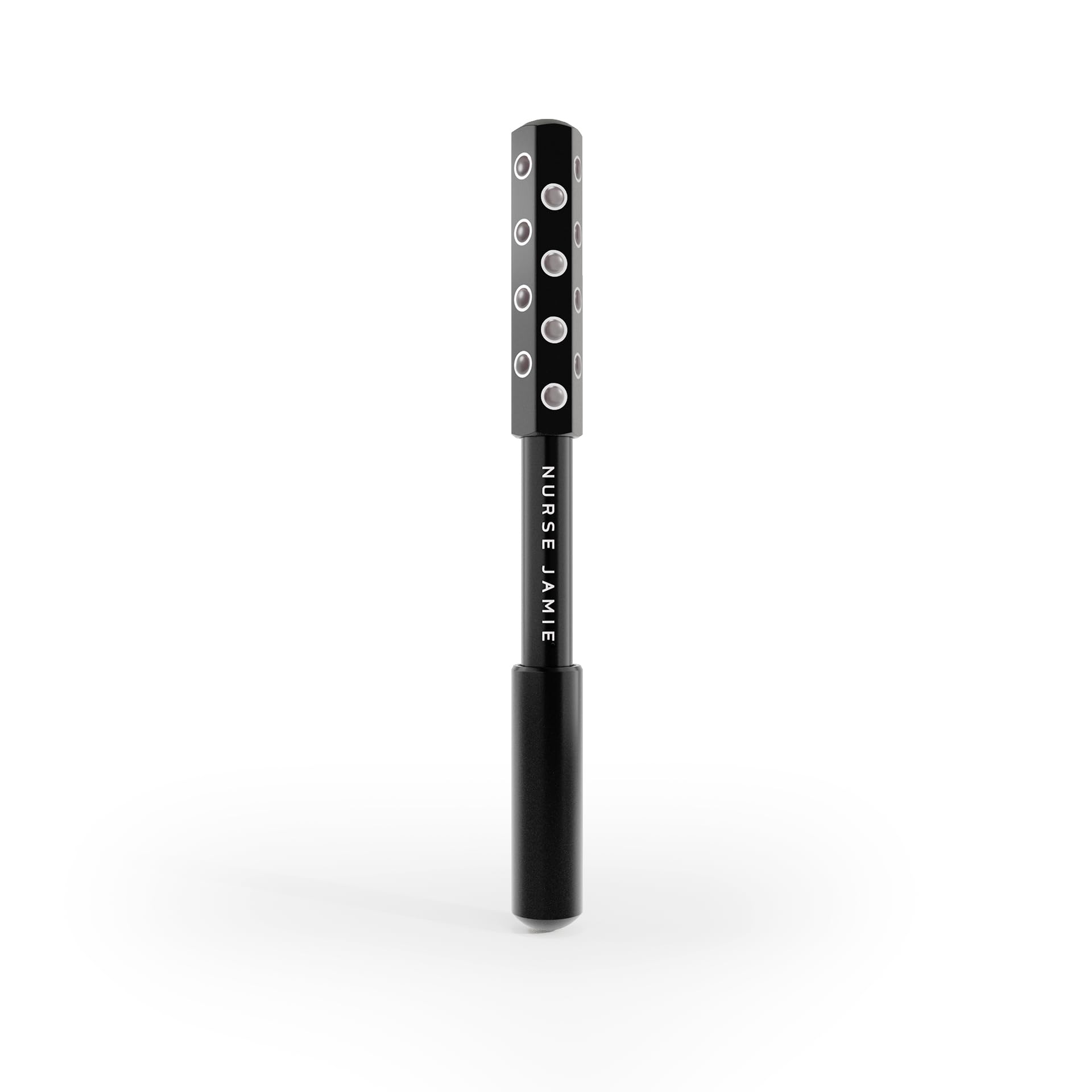 Nurse Jamie UpLift Facial Massaging Beauty Roller – Black- Facial Massager with 24 Stones for Sculpting, Firming & Reducing Puffiness