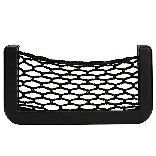 Holdream Bolsa organizadora de red de almacenamiento para el coche, para guardar el teléfono móvil, botellas, tarjetas de comestibles