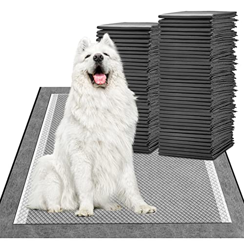 Image of MIZOK Pee Pads for Dogs Charcoal Disposable No Leak XL Large 30x36in 40Ct | High Capacity Carbon Absorption, Ultimate Odor Control, Heavy Duty Pee Pads, Perfect for Large Breeds and Overnight Use