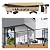 Muzata 13ft Complete Set Cable Railing System 36" Level Drilled Side Mount Post Handrail Kit Tool Accessories One-Stop Service All-in-One DIY Kit Fit 6.5ft-13ft Easy Installation